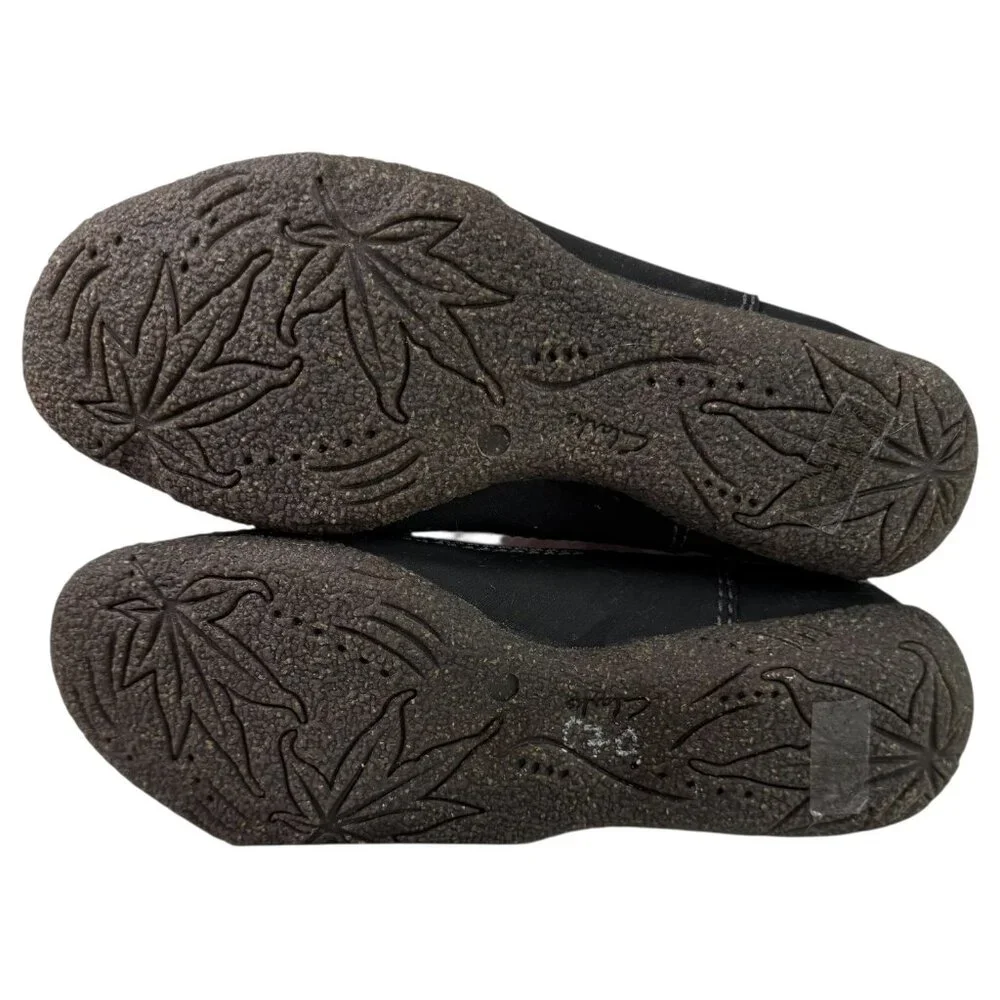 Clarks Womens Novice Moon Winter Boots Suede‎ Shearling Mid-Calf Brown Size 7